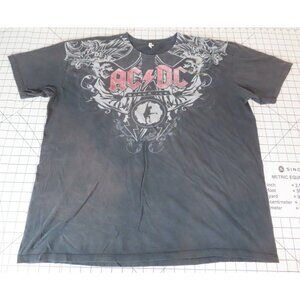 AC/DC Black Ice T-shirt 2XL Tour Merch Rock Band Graphic Black 2008 Alstyle AAA